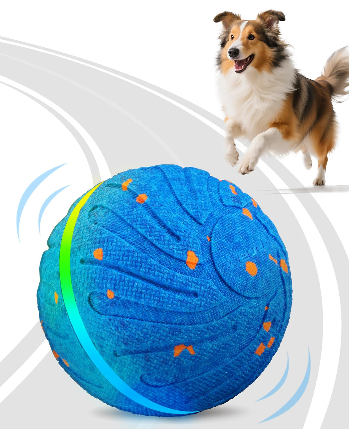 Xeuch Smart Interactive Dog Ball with three modes for engaged solo play and bonding