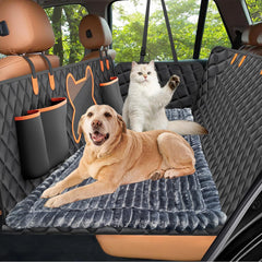 XFEXM non-slip bottom protects car seats while keeping the mat in place.