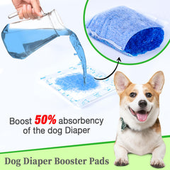 Xfire dog diaper liners cloud-soft material keeps skin dry and comfortable.
