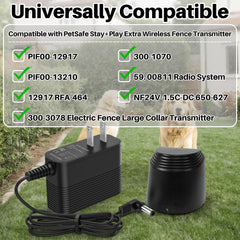 XHUCHINMAL Stay+Play transmitter cord port view supports flexible placement and steady operation.