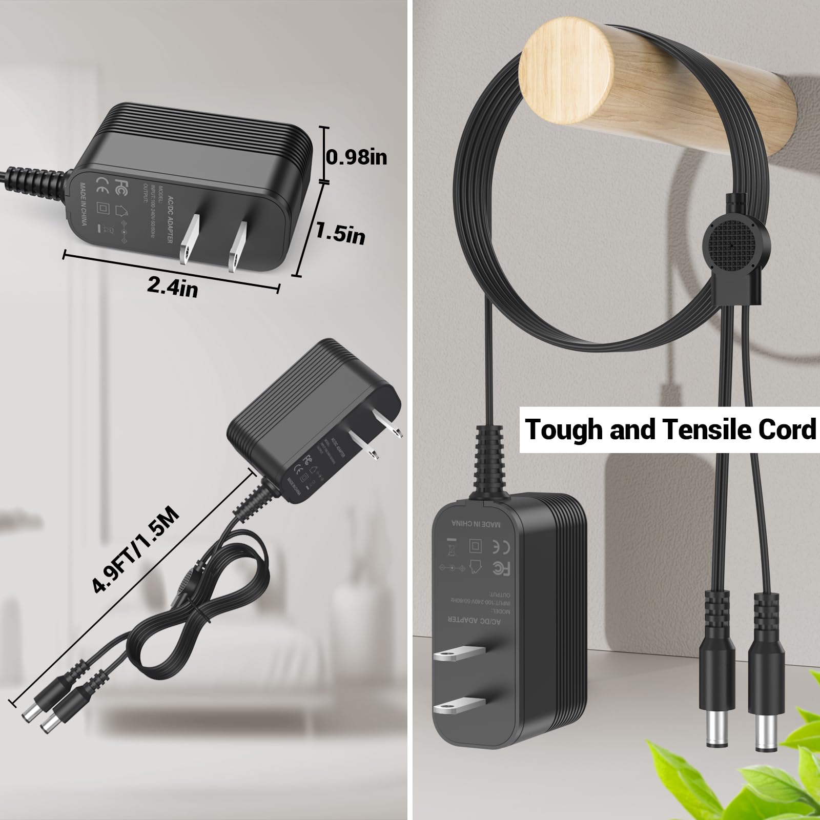 XHUCHINMAL 5V Dogtra charger with drop-resistant design for durable home charging.
