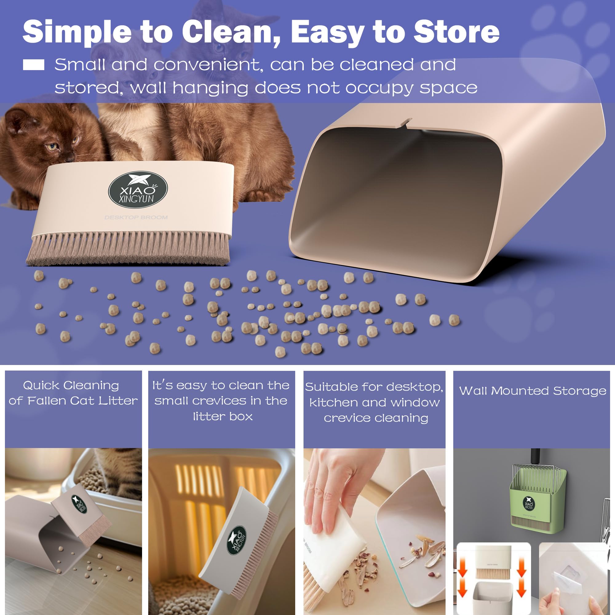 XIAOXINGYUN easy-clean design allows quick rinse and reuse.