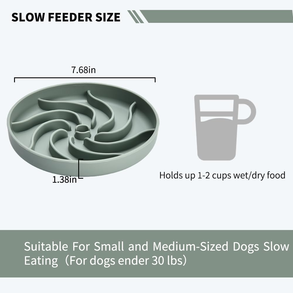 XIAOZHIHUI 1-2 cup capacity suitable for small to medium dogs