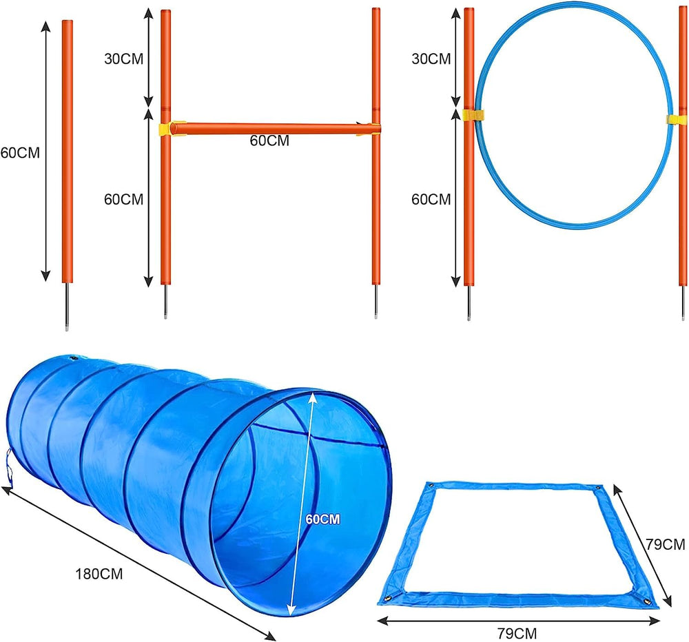XiaZ agility hurdle setup aiding quick reflexes and coordination during fun challenges.