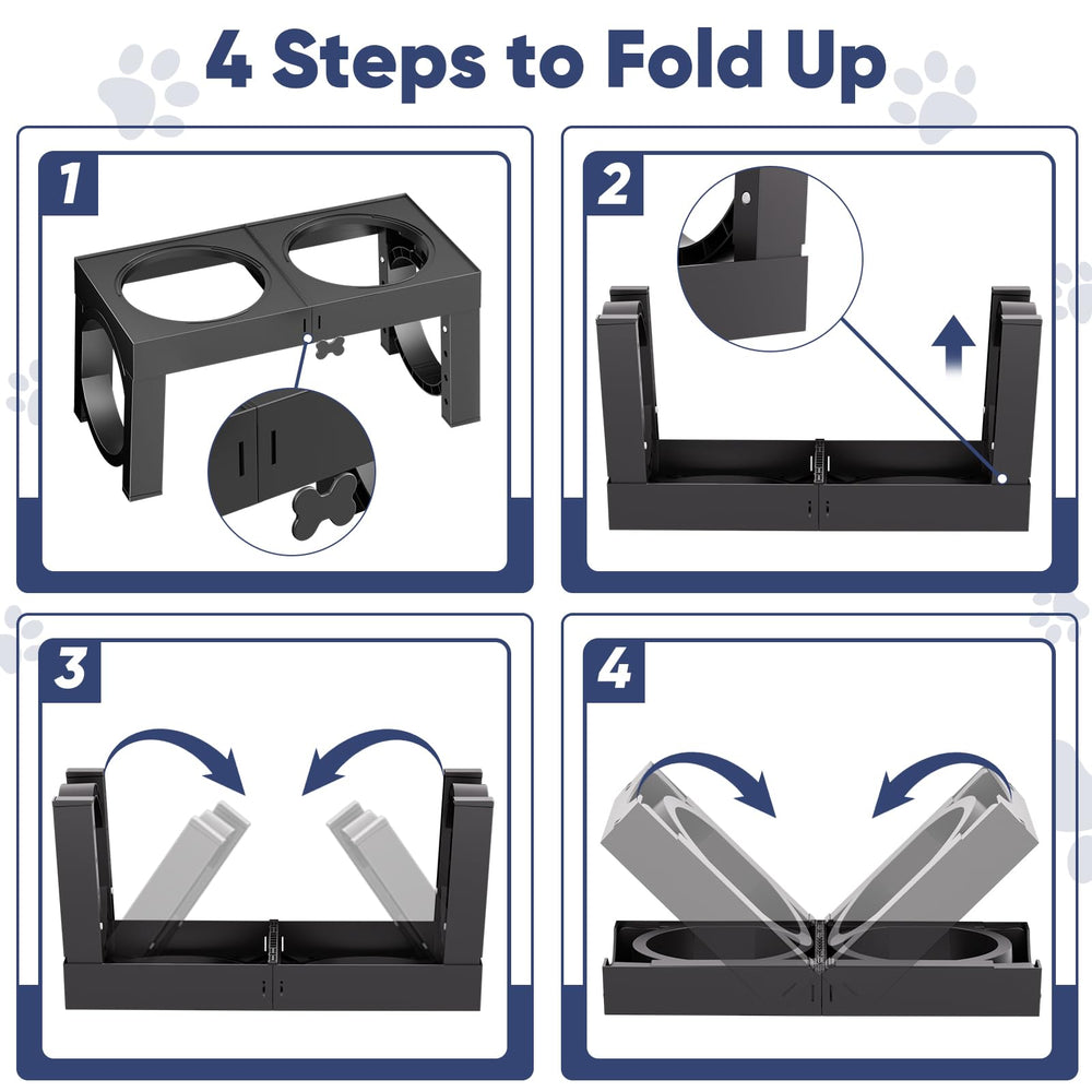 XIAZ compact travel-friendly feeder fits small spaces and busy lifestyles.