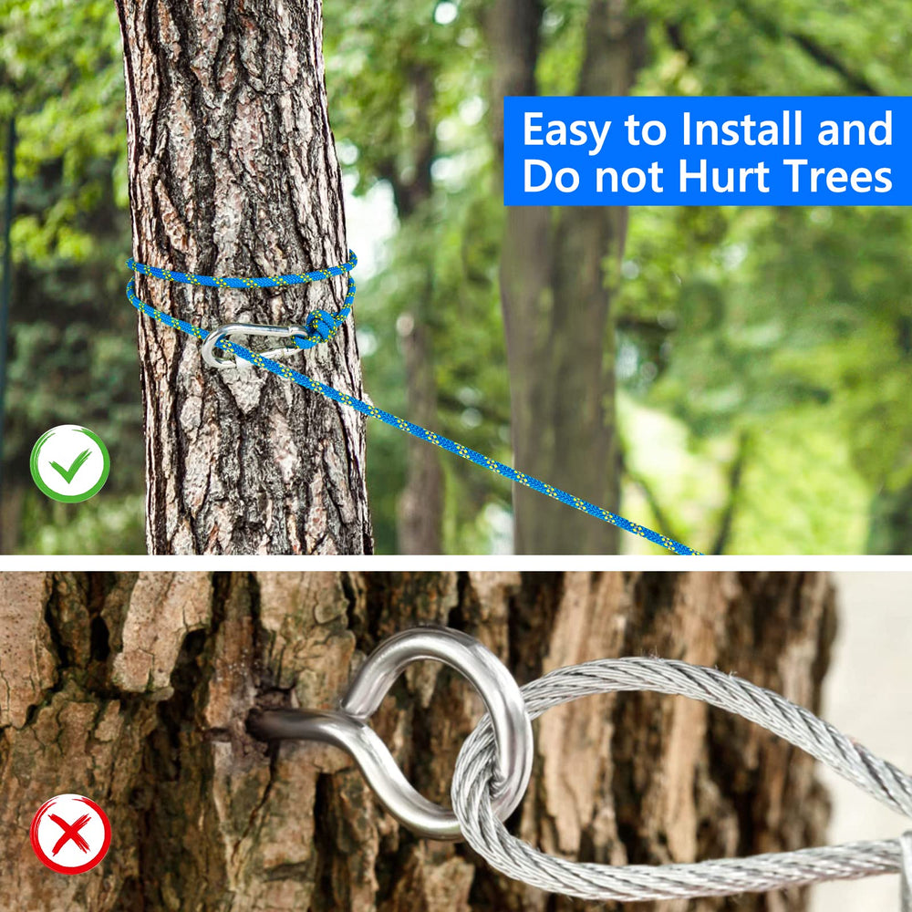 XiaZ rugged steel clasp and kernmantle rope for all-weather durability