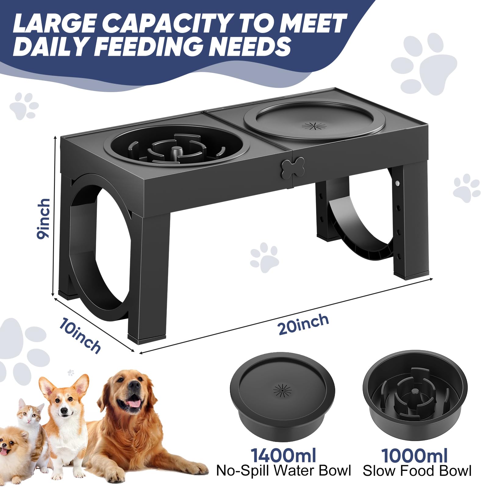 XIAZ durable BPA-free materials ensure long-lasting, easy-clean feeding setup.
