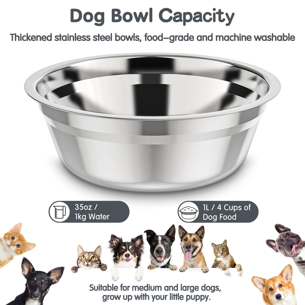 XiaZ durable grey dog feeder stand supports comfortable eating posture.
