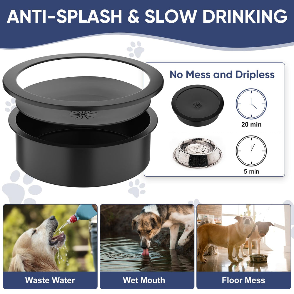 XIAZ easy-to-clean dog bowl stand simplifies post-meal cleanup.