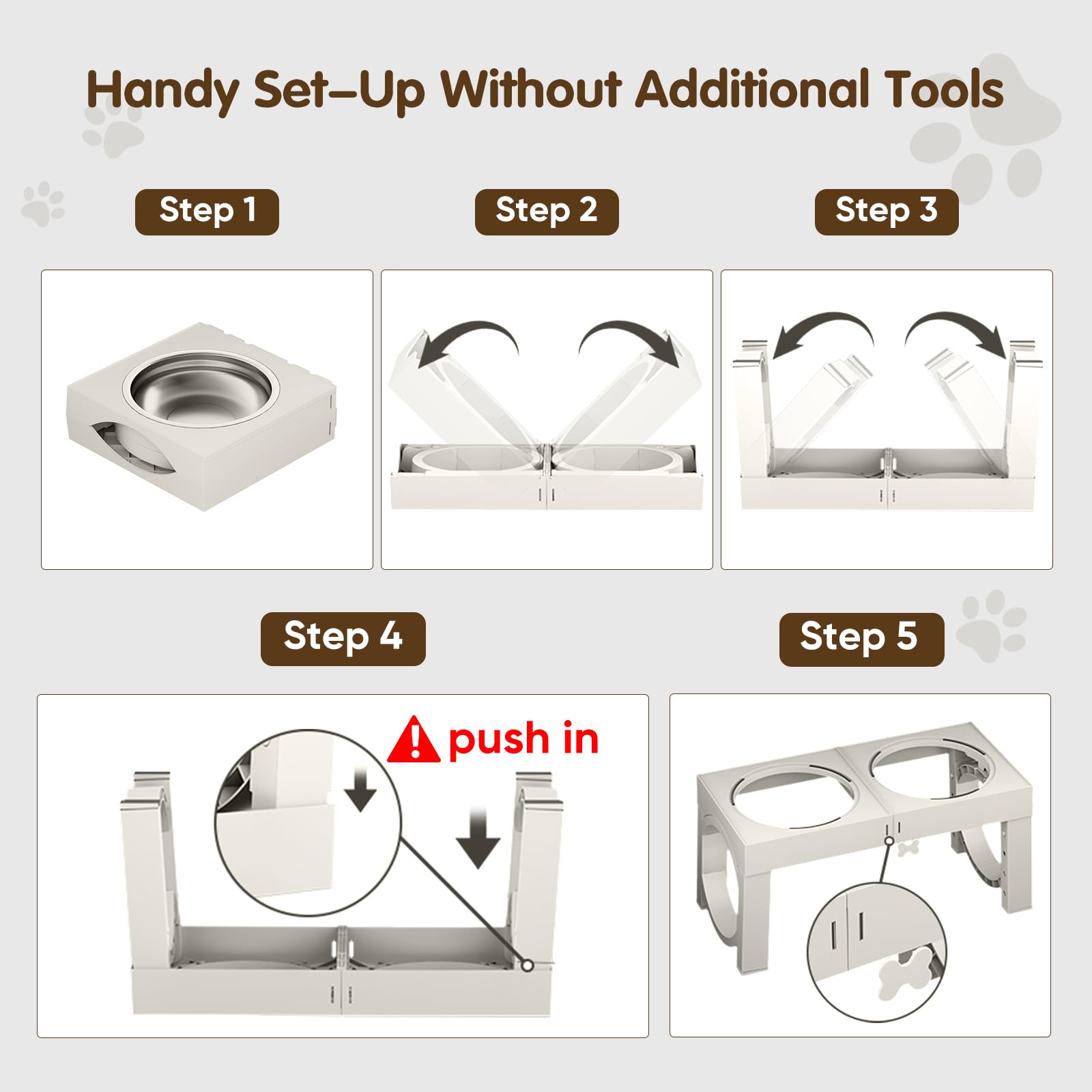 XiaZ easy-clean, dishwasher-safe bowls stay tidy.