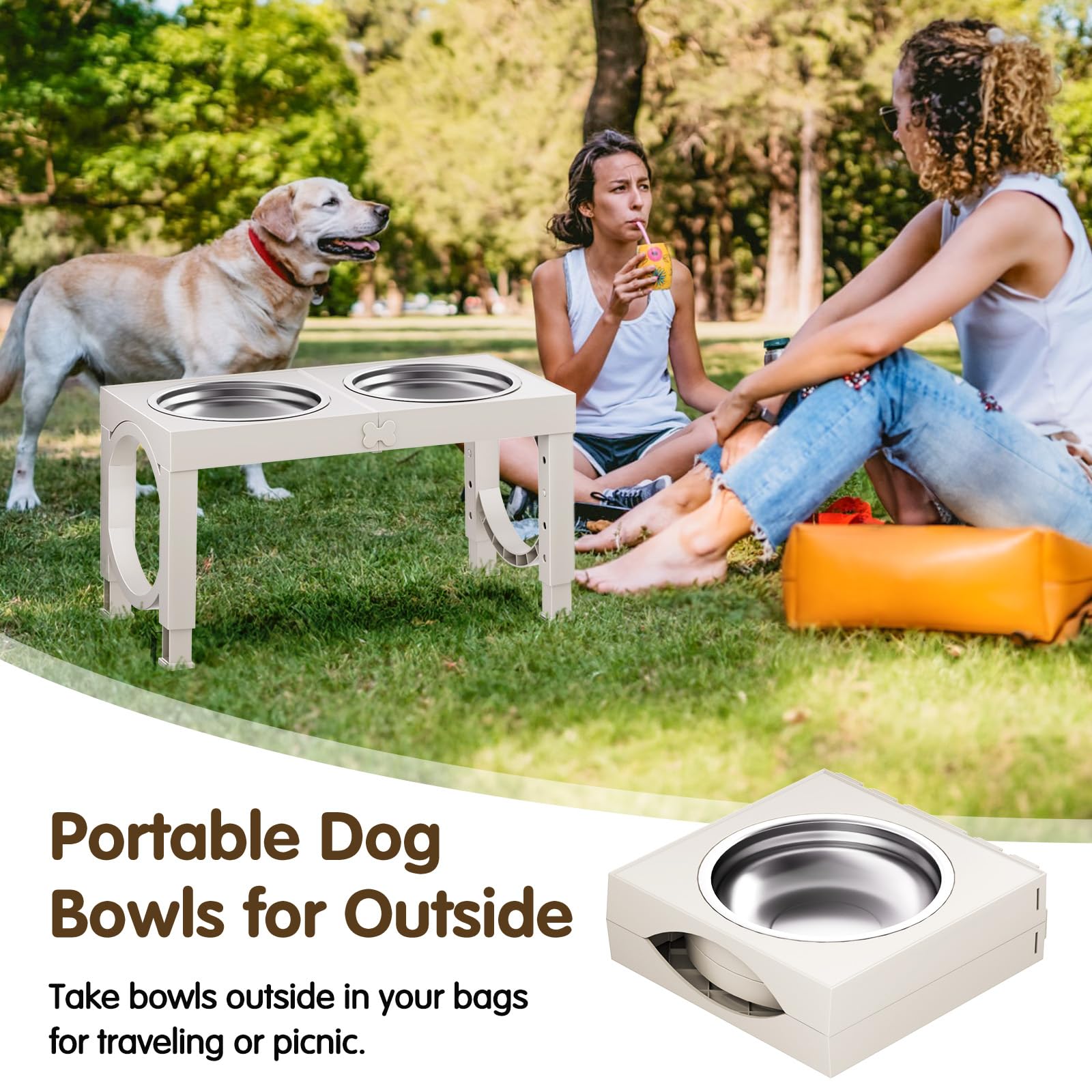 XiaZ portable travel-friendly design supports meals on the go.