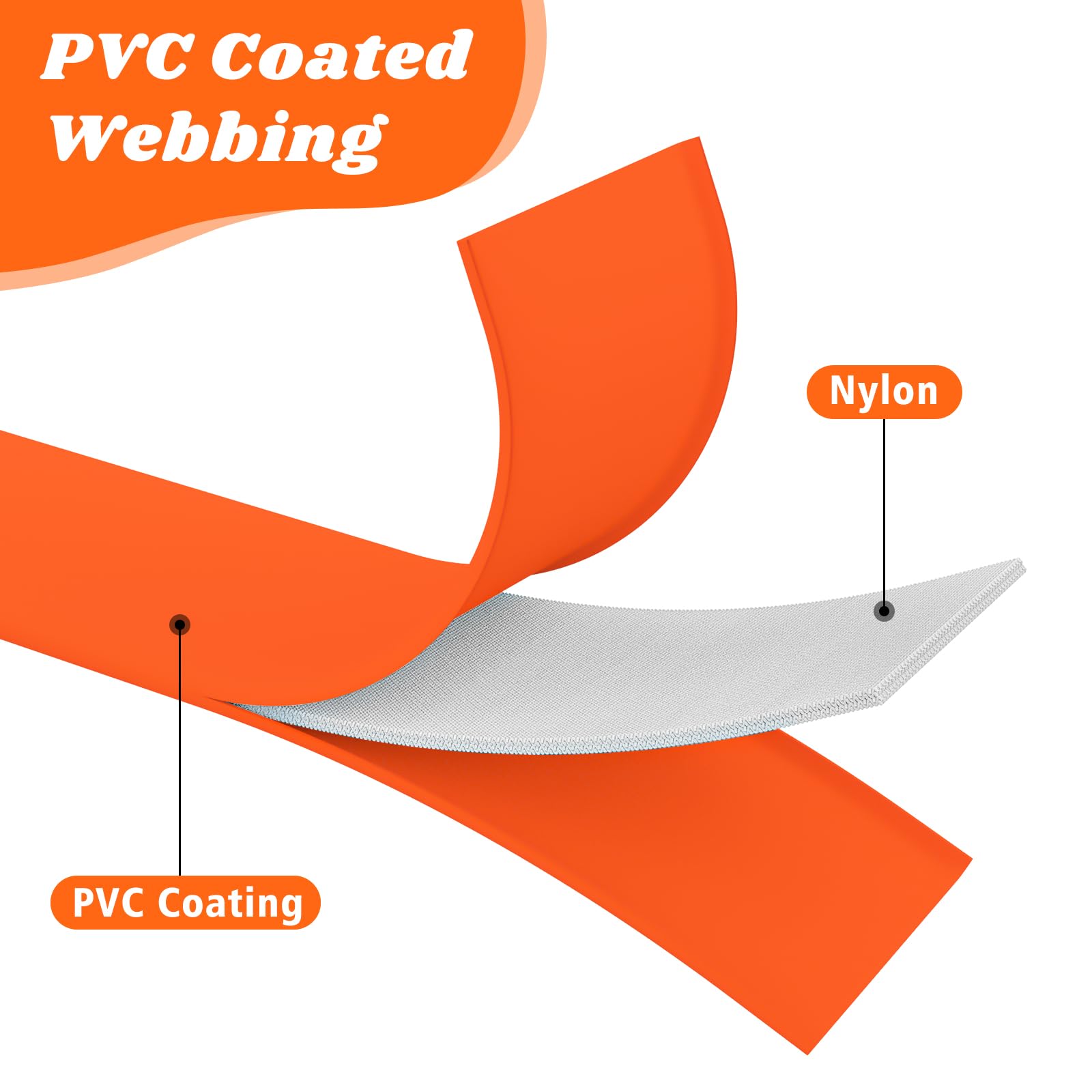 XiaZ high-visibility orange leash used for outdoor activities.