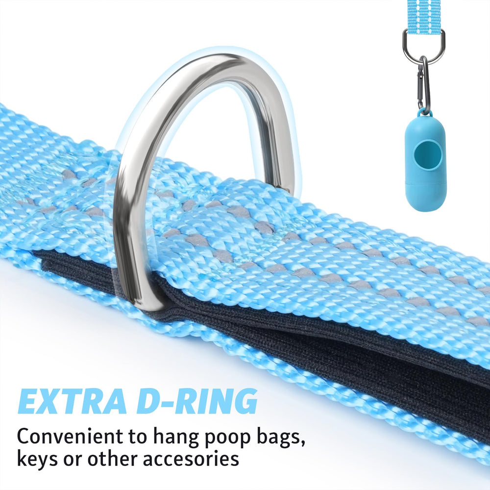 XiaZ long dog leash uses a rotatable hook for easy attachment and reliable control.