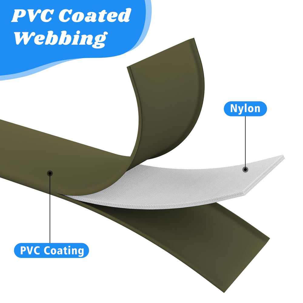 XiaZ long leash olive high-visibility color for safe outdoor use