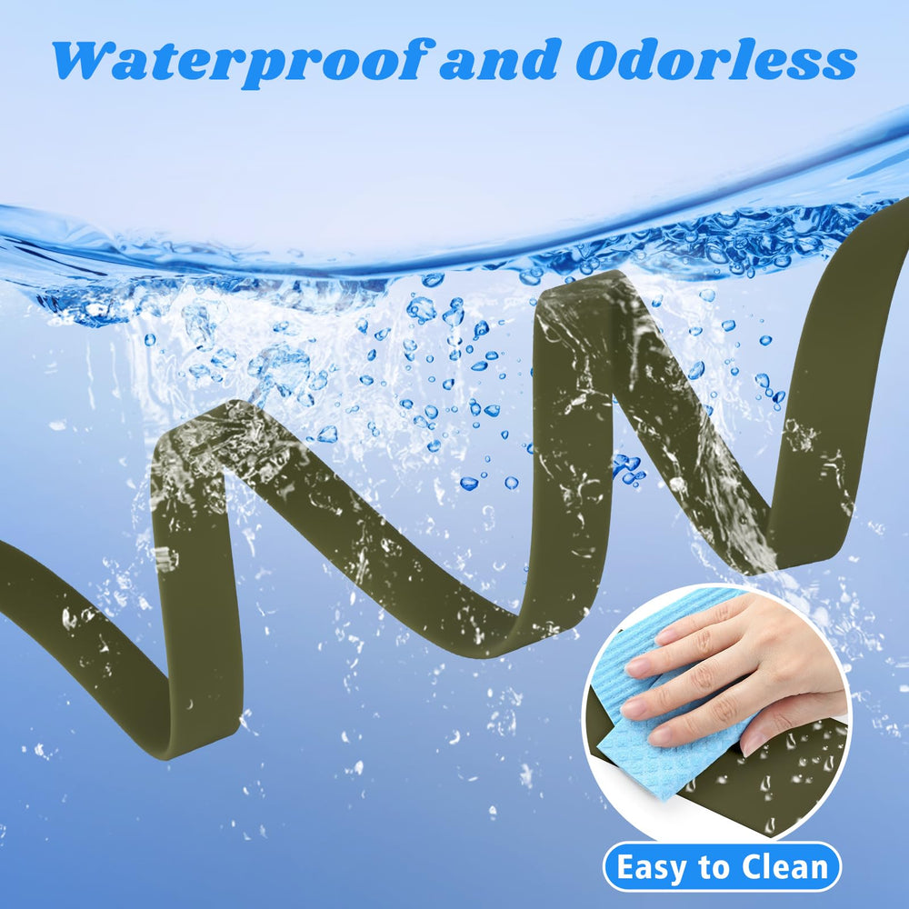 XiaZ long leash olive waterproof materials resist moisture and odors