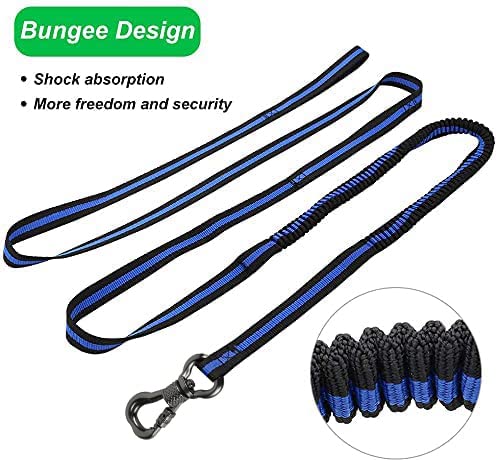 XiaZ eight foot nylon bungee runner showing elastic stretch for smooth movement