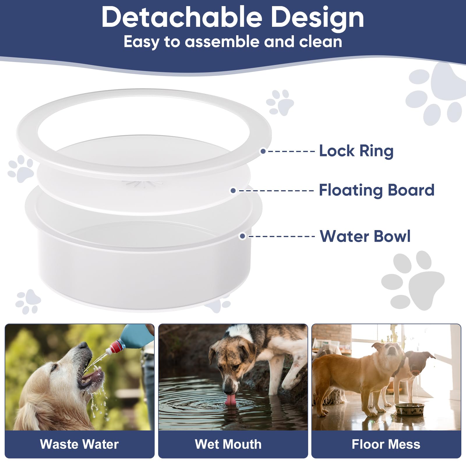 XiaZ adjustable heights accommodate different breeds and seating positions