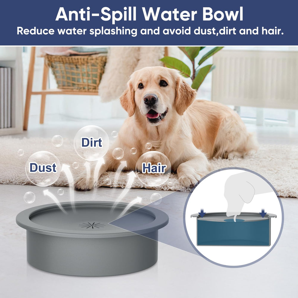 XIAZ slow feeder bowl stand non-slip base stabilizing on floor surfaces
