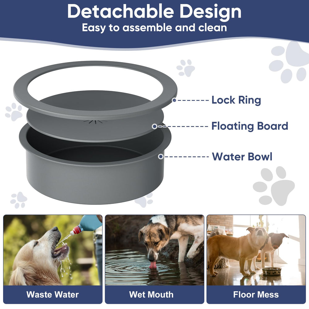 XIAZ slow feeder bowl stand portable and travel-ready for outdoor meals