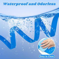 XiaZ waterproof long dog leash blue clip-closeup shows secure hook for safe training.