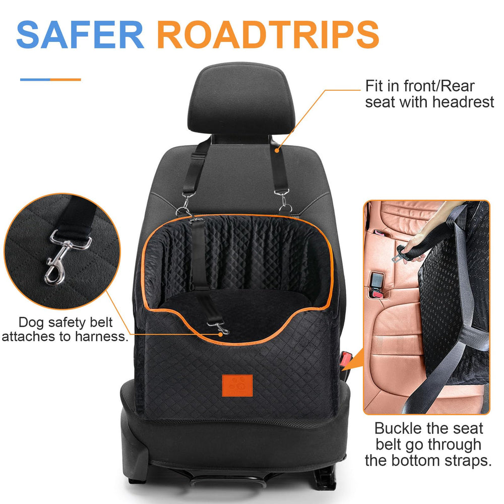XIEEAOZEE car seat cover removes for washable cleanup after adventures.