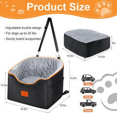 XIEEAOZEE elevated design provides a clear view for small dogs