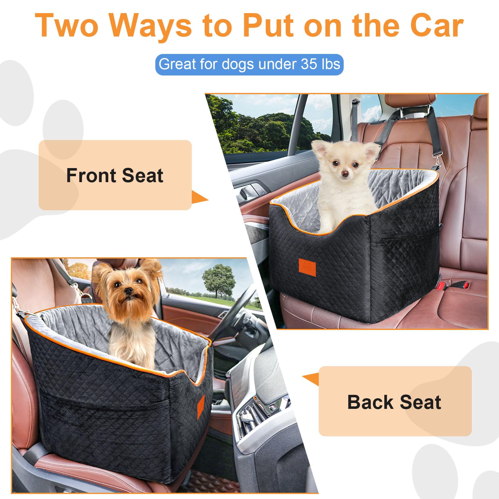 XIEEAOZEE non-slip bottom keeps the car seat steady during travel