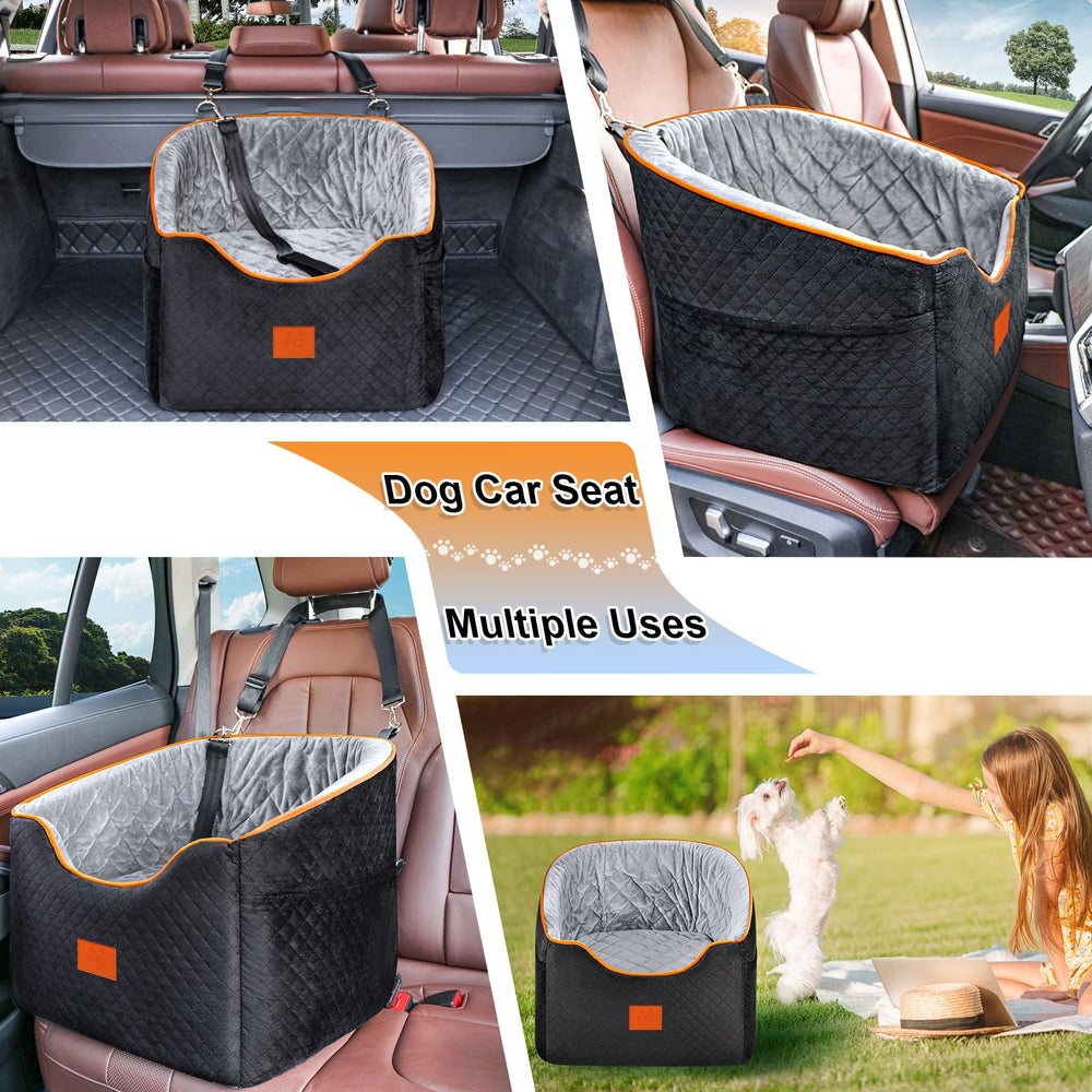 XIEEAOZEE storage pockets hold snacks and toys within reach