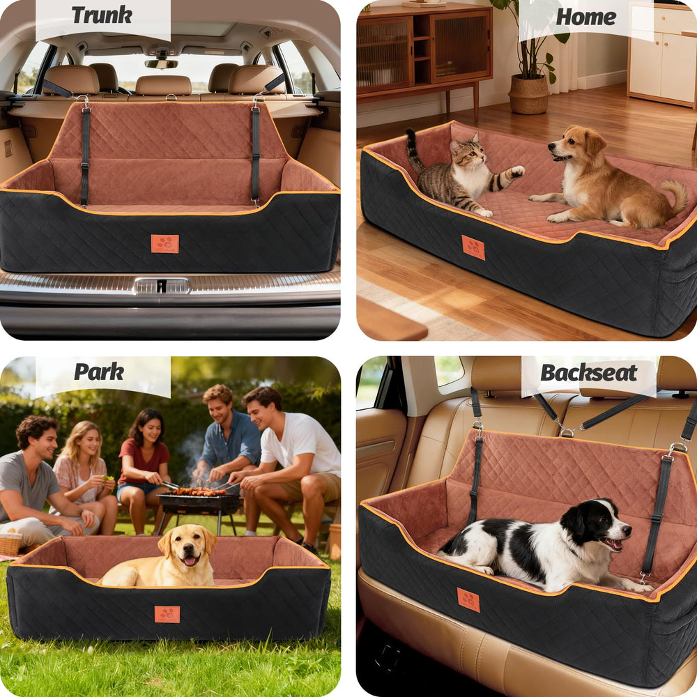 XIEEAOZEE storage pockets on the seat help keep supplies within reach.