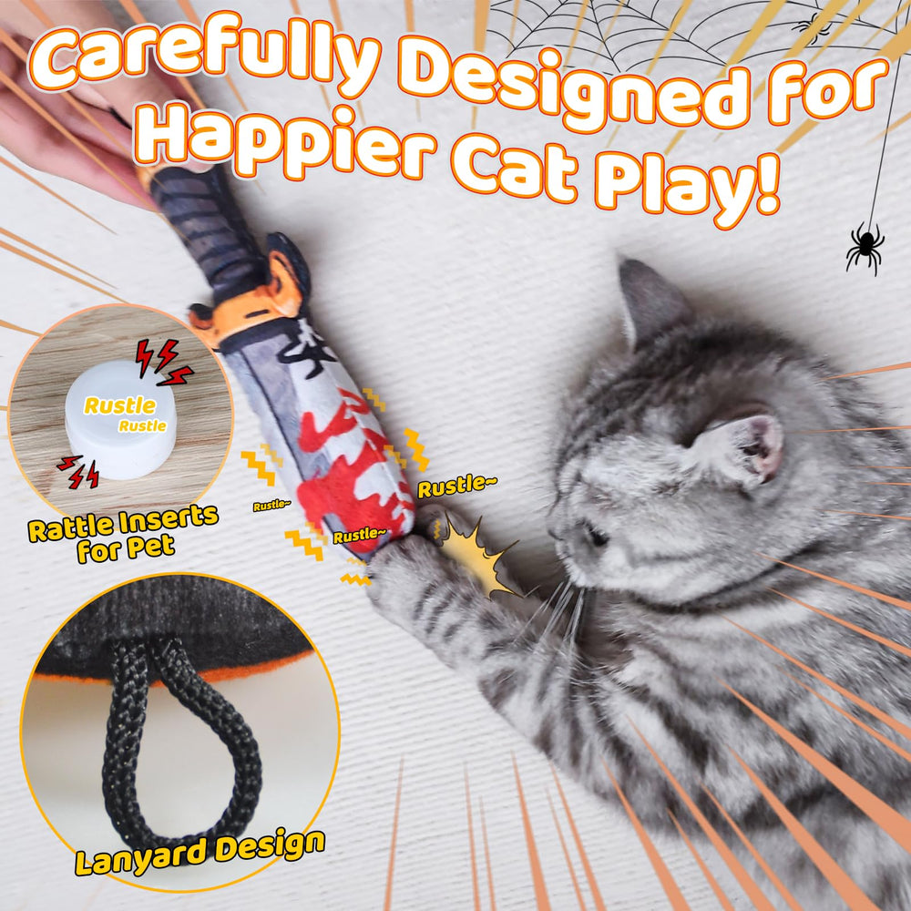 XIFOWE Catnip Toys rattle-sound captures attention during interactive sessions.