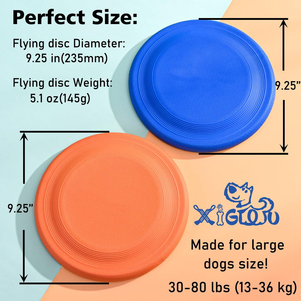 XIGOU 9.25-inch disc ideal for medium to large dogs