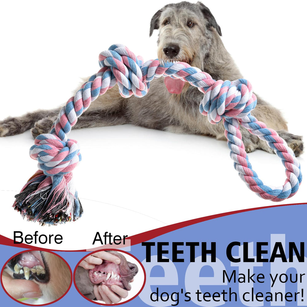 XIGOU dog rope toy aggressive chewer tested in tough chew sessions.