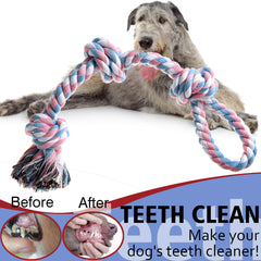 XIGOU dog rope toy aggressive chewer tested in tough chew sessions.