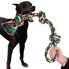 XIGOU rope toy durable-aggressive-chewer promotes long-lasting chew sessions.