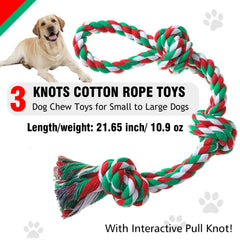 XIGOU rope toy teething-puppy supports soothing gums during play.