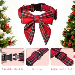 XIGOUPT detachable bow tie enables mix-and-match holiday looks.