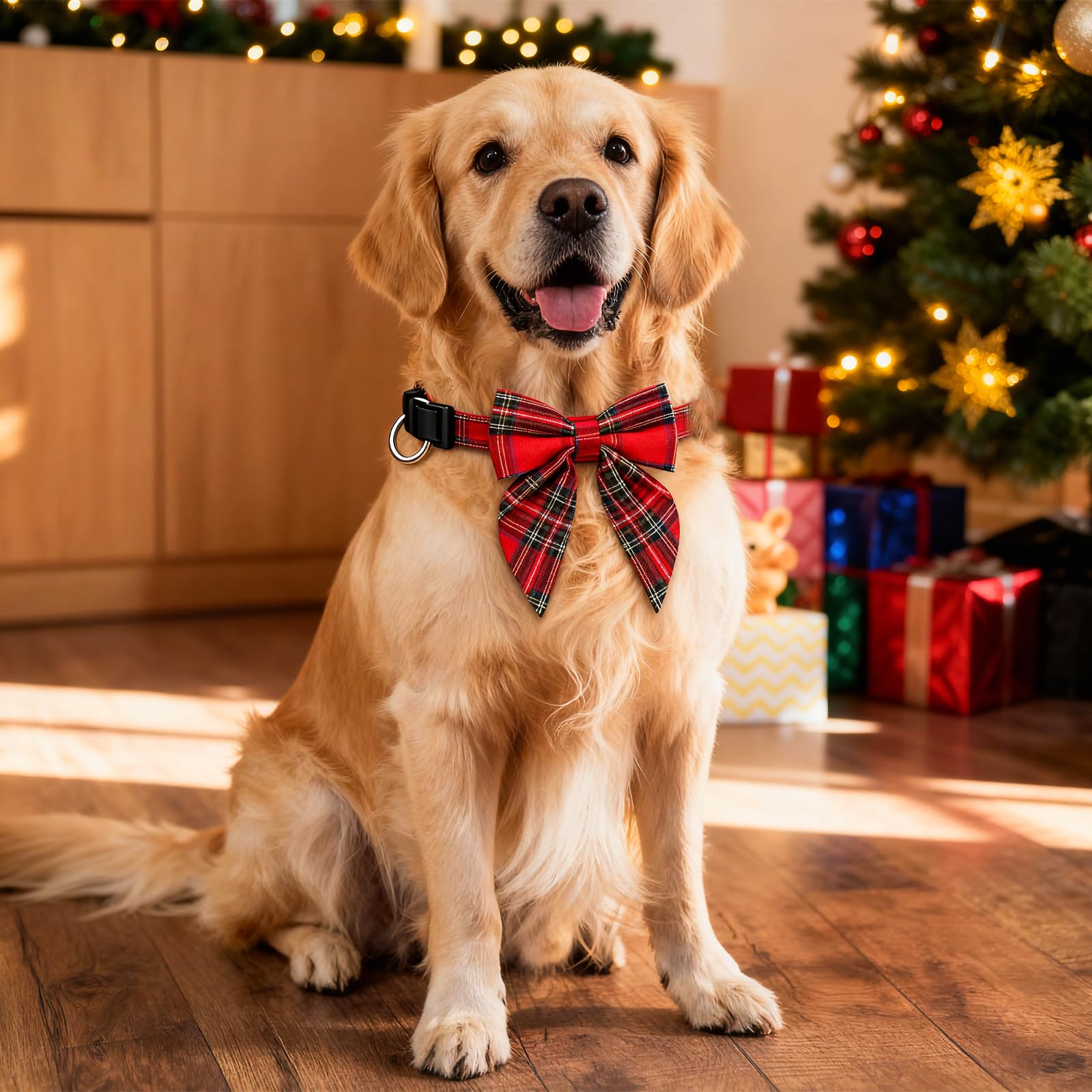 XIGOUPT durable plastic buckle with D-ring allows easy tag attachment.