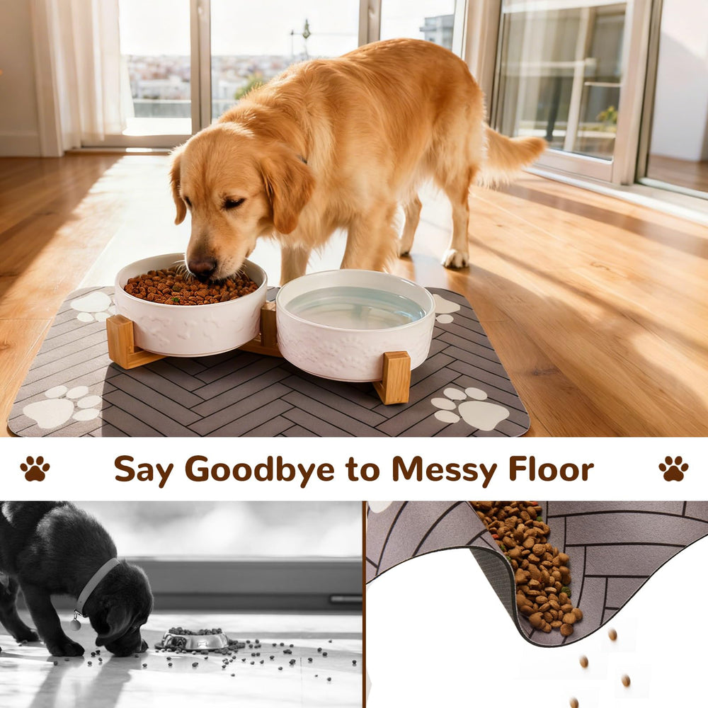 Xihan absorbent mat helps contain spills and protect your floors