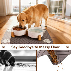 Xihan absorbent mat helps contain spills and protect your floors