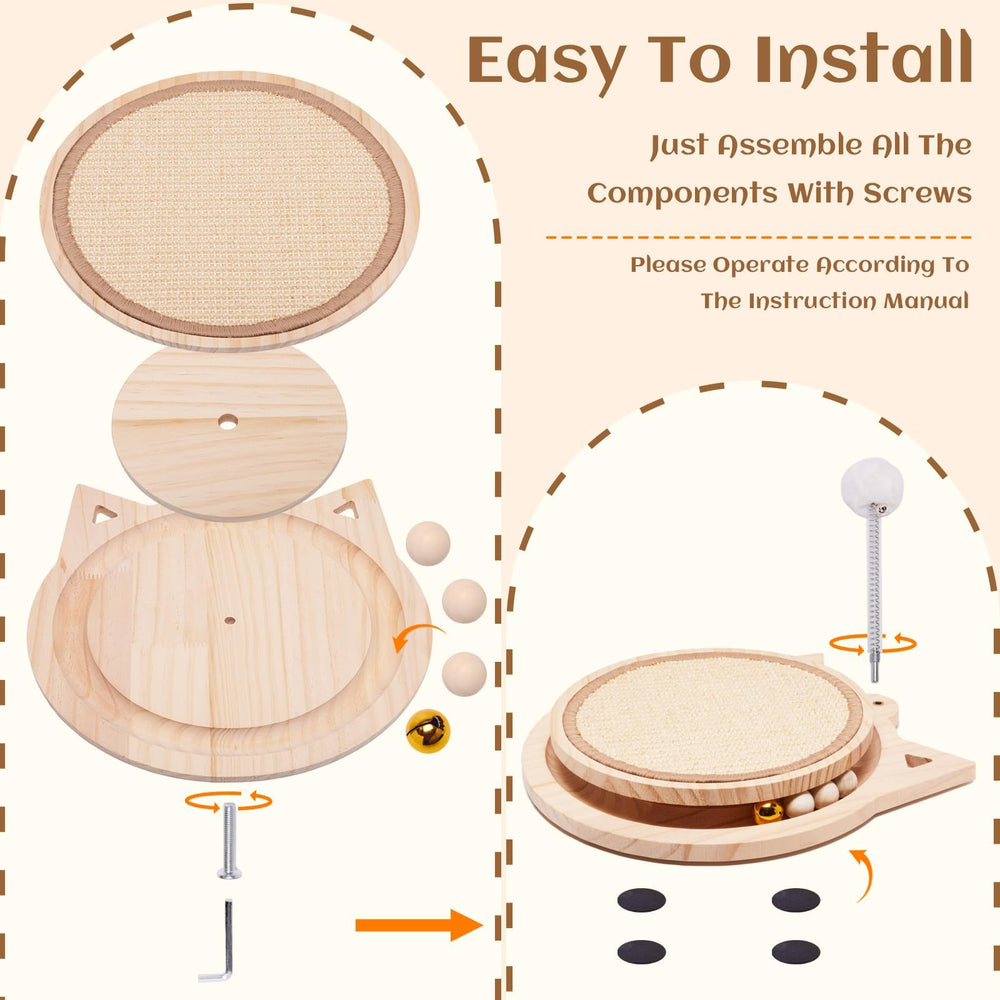 Xihan moving-track balls with bell—stimulates hunting instincts and interactive training sessions.