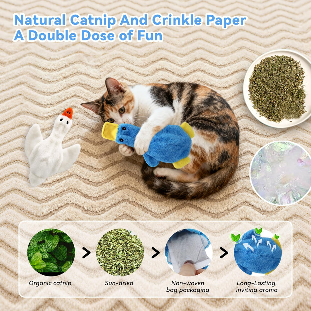 XIHULGJIN catnip toy crinkle sound enhances scent-and-sound play for hunting instincts