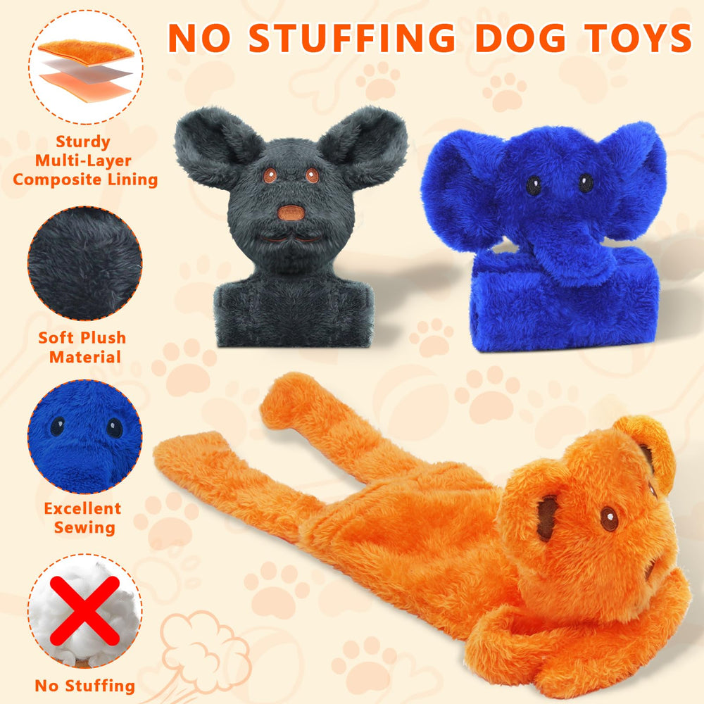 XIHULGJIN 3pack dog toy set provides varied designs for play