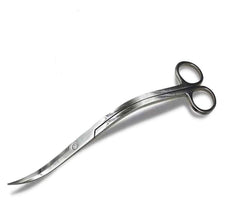 XILEWHZF aquarium scissors with mirror-wave finish for precise, clean plant trimming