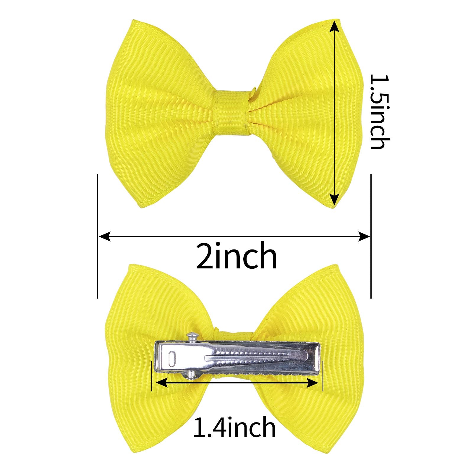 XIMA 2-inch grosgrain bows add charming flair.