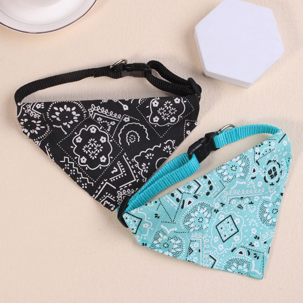 XIMA cat bandana collar in black offers versatile, timeless look