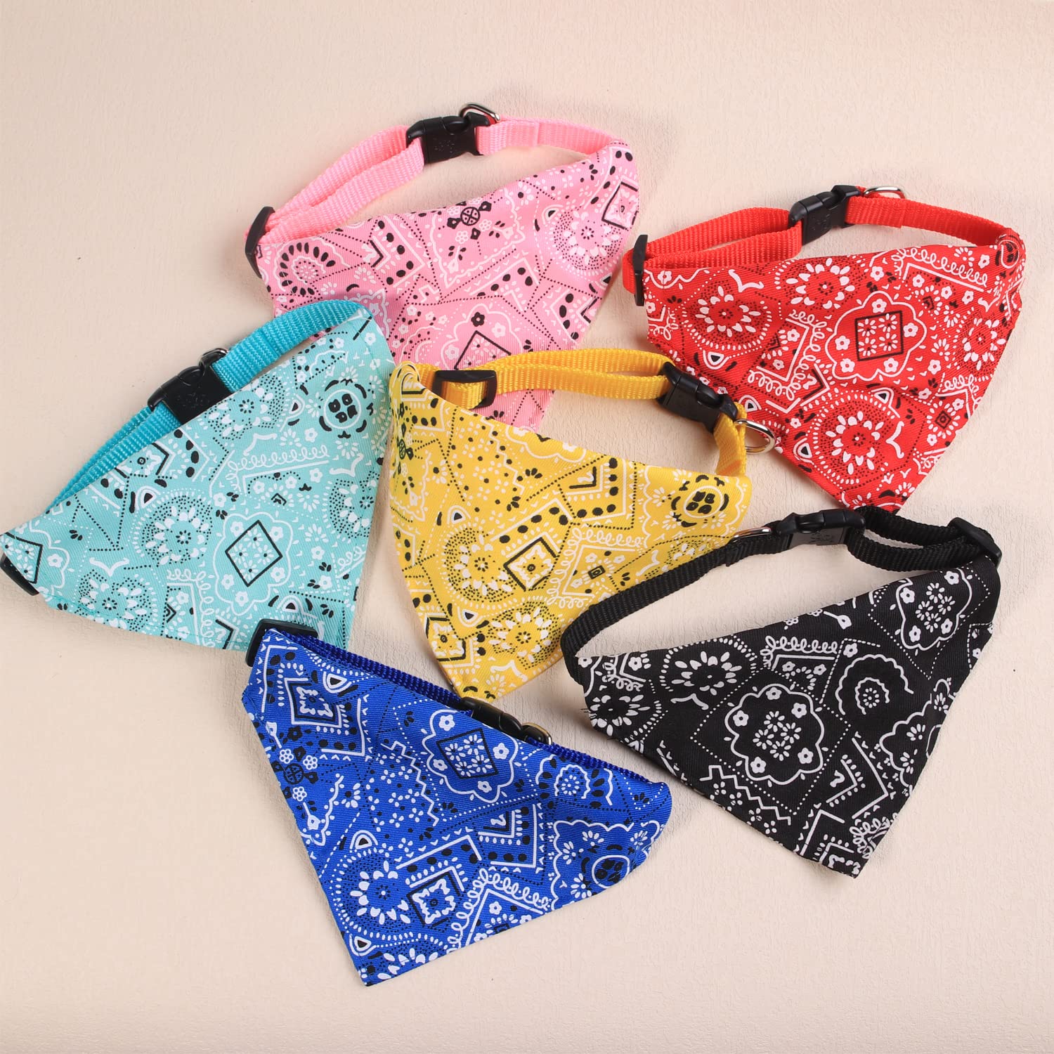 XIMA cat bandana collar in pink adds playful charm for photos