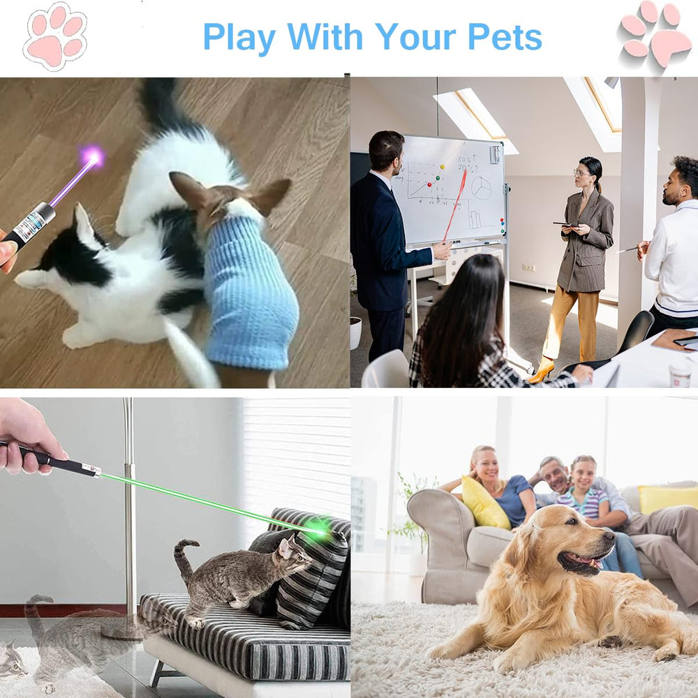 XIMIBI Pointer Cat-Chasing-Action highlights engaging play for cats.