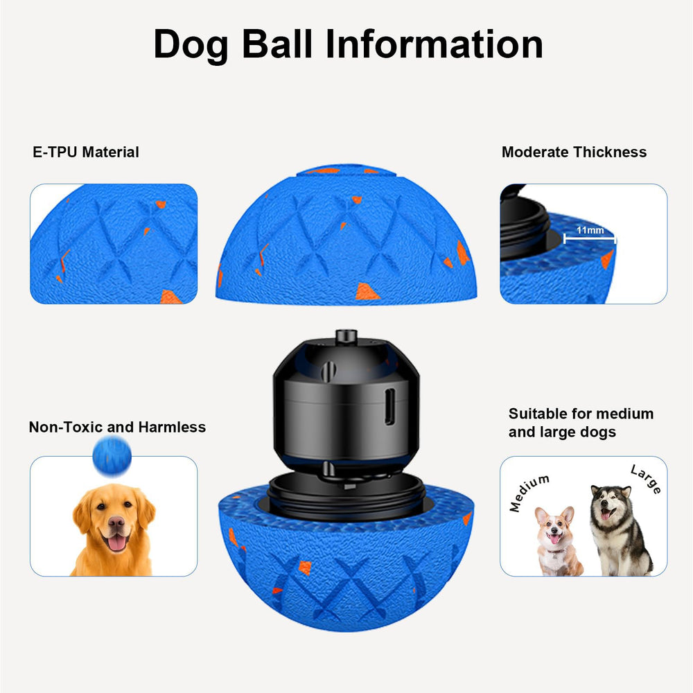 XINGZUAN interactive dog ball rotating spin view for curiosity-driven play.