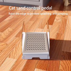 Xinhoonfei plastic inclined steps height-adjustable fits multiple litter-box sizes