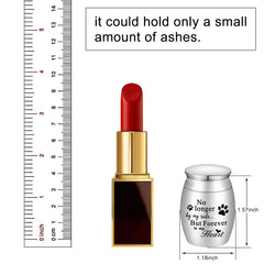 XIUDA paw print keepsake urn closeup showing pet memorial symbol